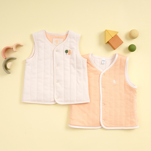 Bamboo Village Cozy Reversible Vest_Forest<br/>(12~36Months)