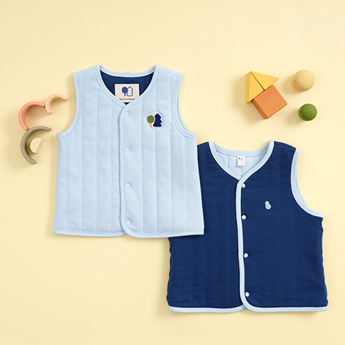 Bamboo Village Cozy Reversible Vest_Forest<br/>(12~36Months)