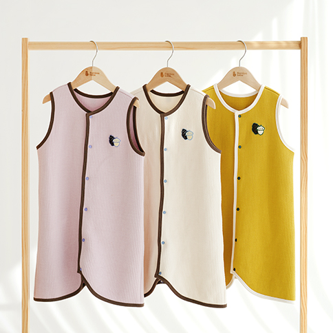 Bamboo Village Ribbed Sleeping Vest_Fruit