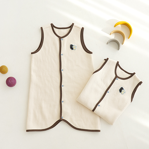 Bamboo Village Ribbed Sleeping Vest_Fruit