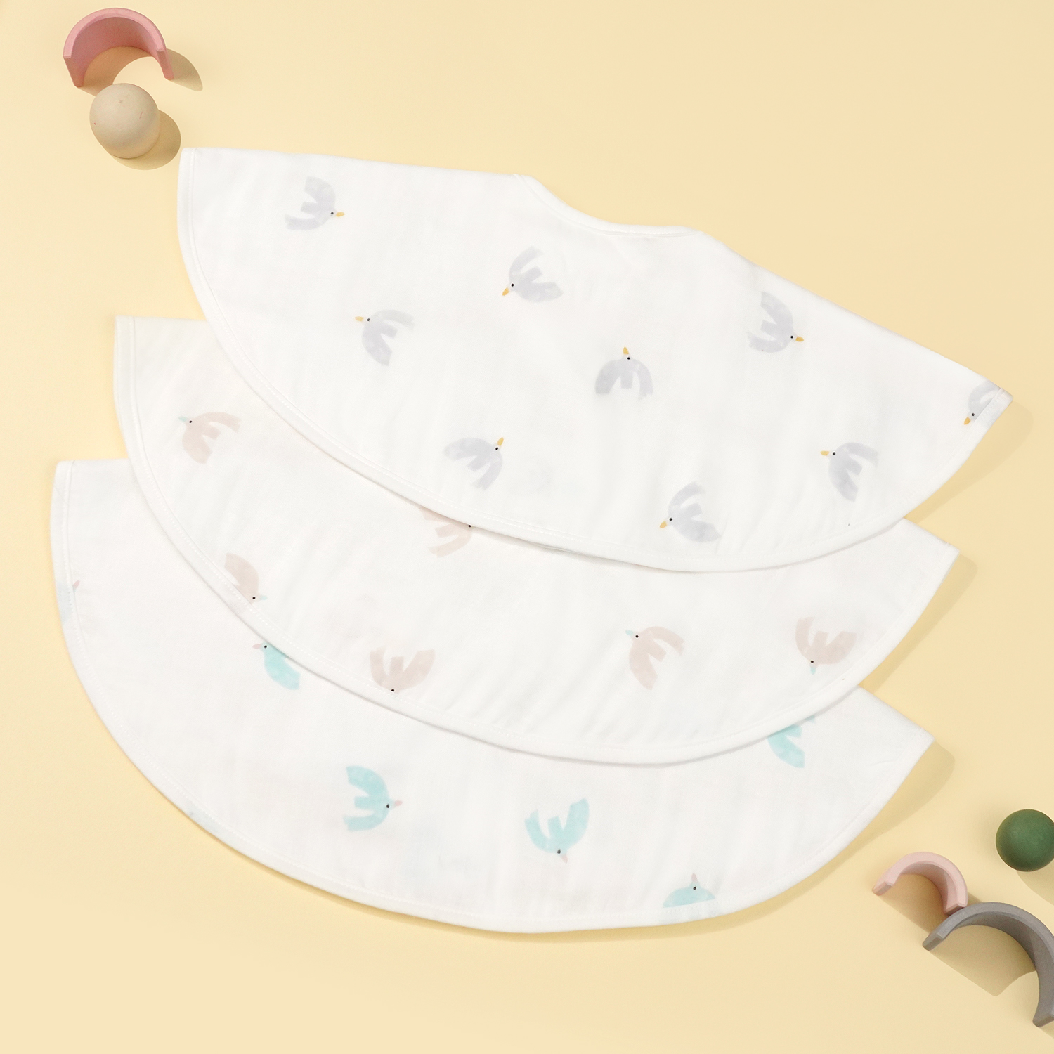 Bamboo Village Gauze Cape Style Burp Cloth 