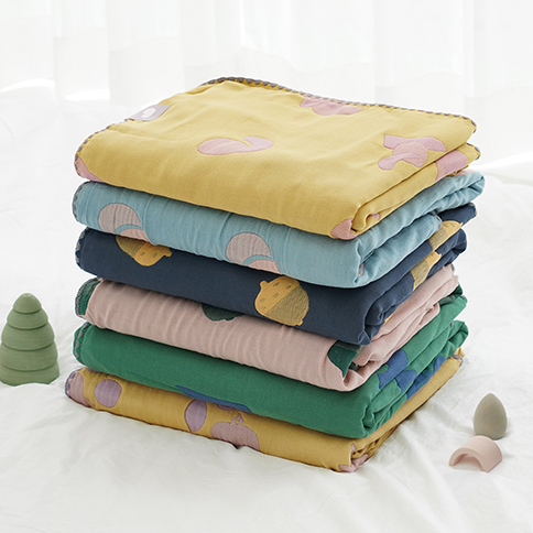 Bamboo Village Jacquard Blanket_L (130*100)