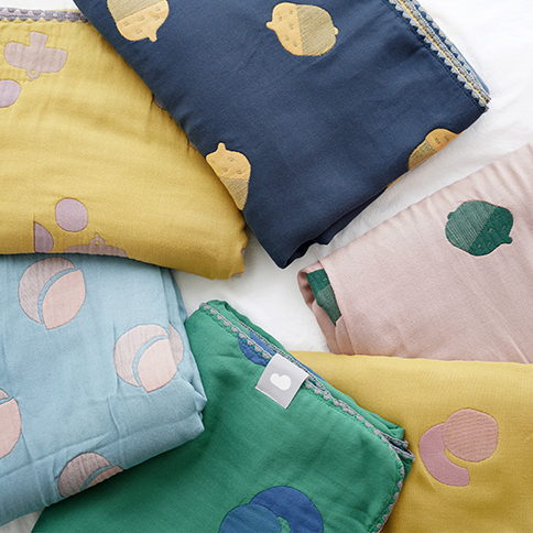 Bamboo Village Jacquard Blanket_L (130*100)