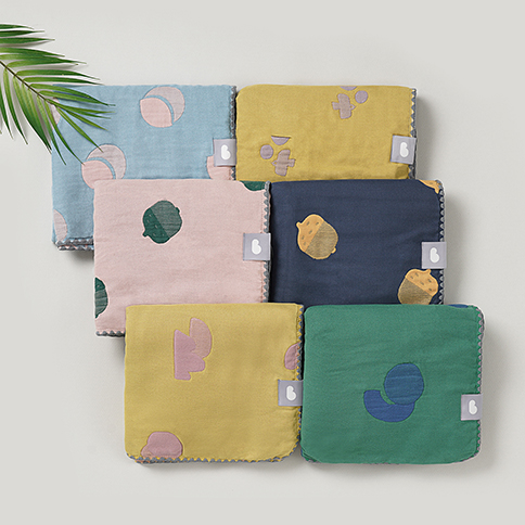 Bamboo Village Jacquard Blanket_L (130*100)