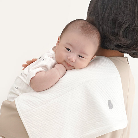 柔软竹纤维 小村庄婴儿拍嗝巾