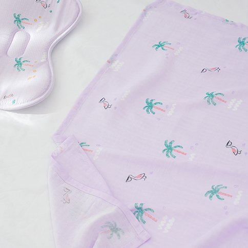 Bamboo Jungle Gauze Blanket