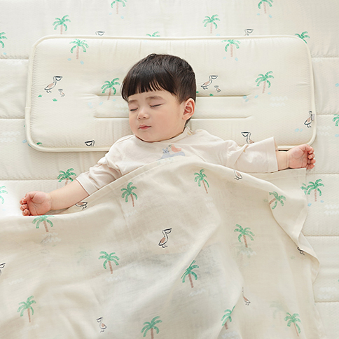 Bamboo Jungle Gauze Blanket