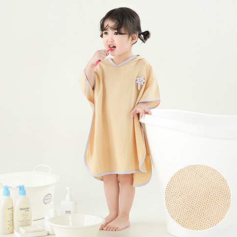 Bamboo Jungle Gauze Hooded Poncho Towel