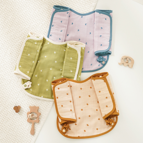 Bamboo Jungle Drool & Teething Pads(All-in-one Set)