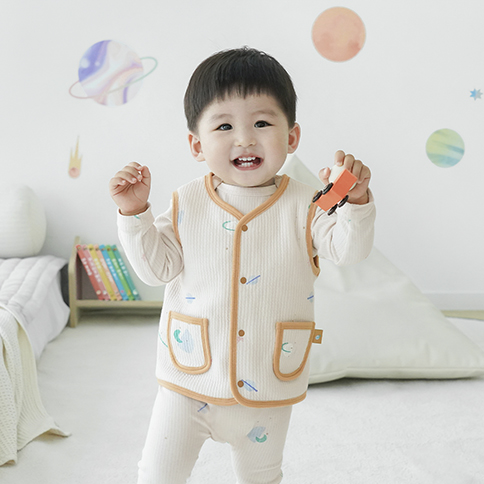 Bamboo Cozy Space Reversible Vest