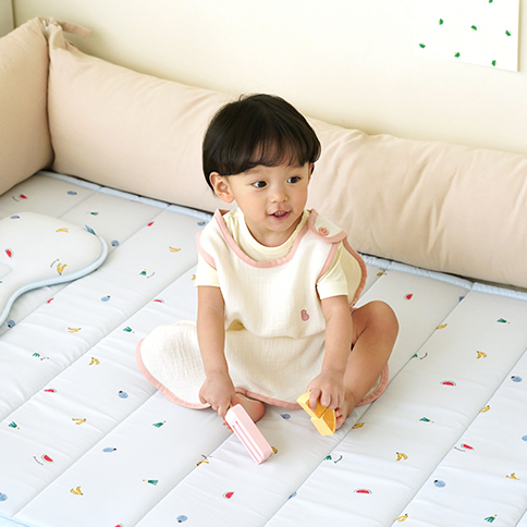 Bamboo Yummy Veggie All Season Reversible Cooling Mat_B(S) (60x104cm)