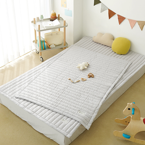Bamboo Cozy Sleep Baby Reversible Bed Pad_B(L) (100x140cm)