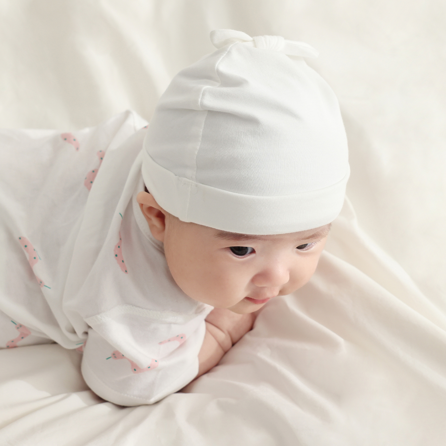 Bamboo Soft Snakie Baby Cap
