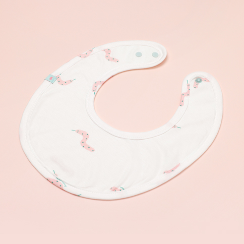 Soft Snakie Baby Reversible Bib