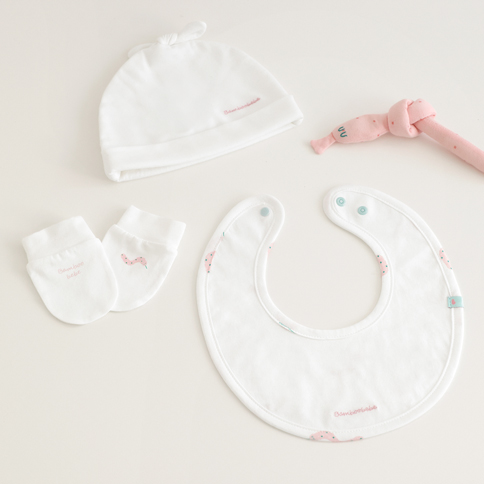 Soft Snakie Baby Reversible Bib