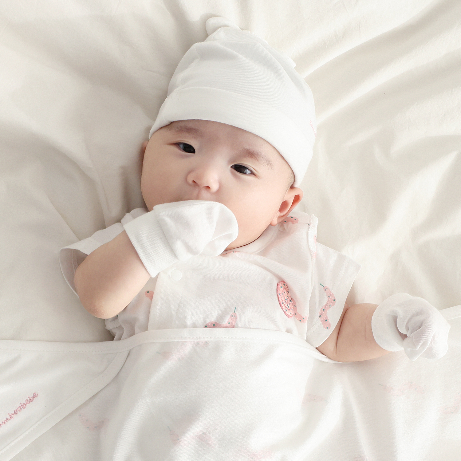 Bamboo Soft Snakie Baby Mittens