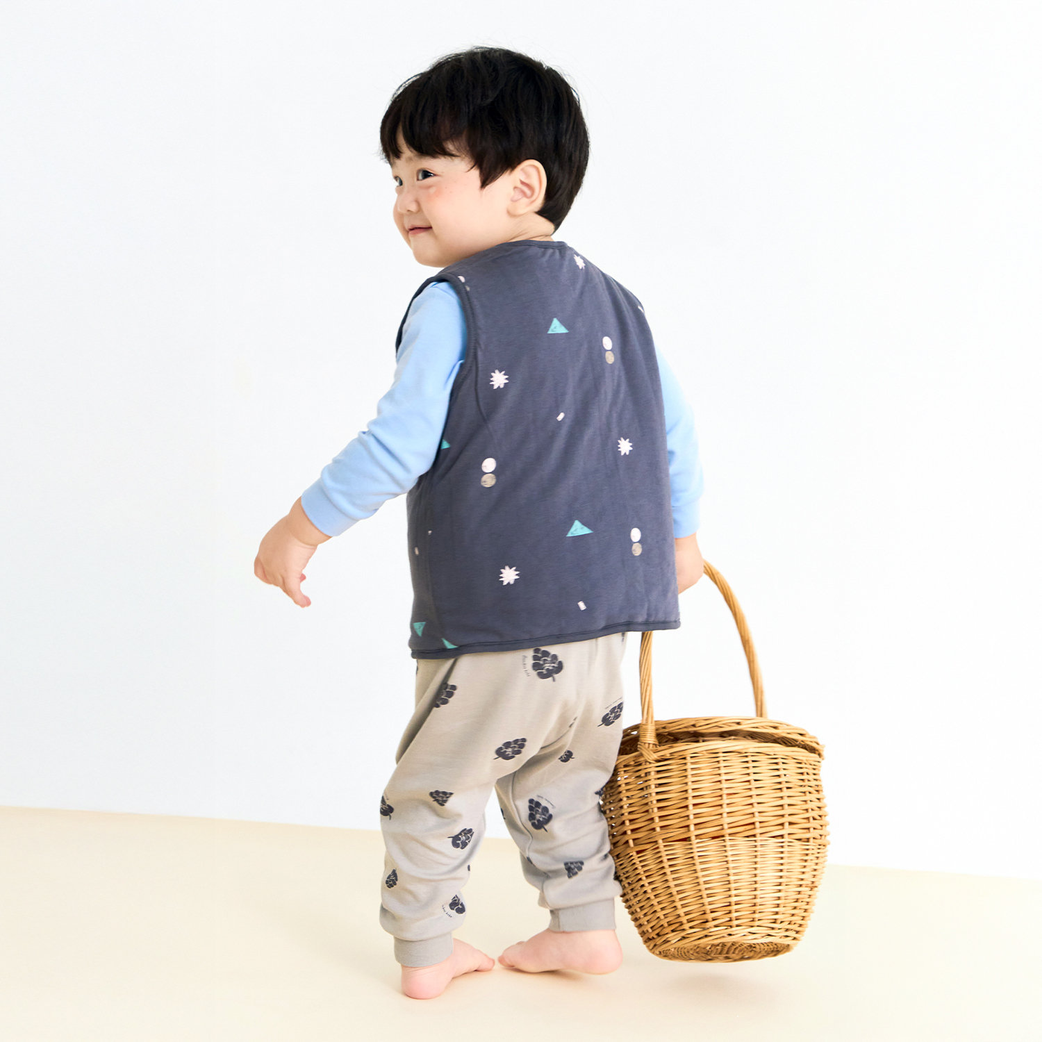 Bamboo Mountain Village Cozy Vest(12M~6Y)