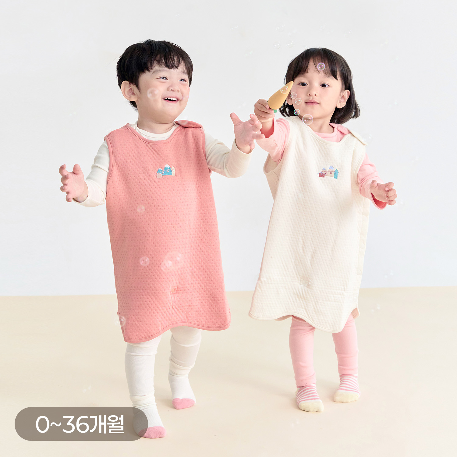 Bamboo Mountain Village Sleep Vest(0~36M)