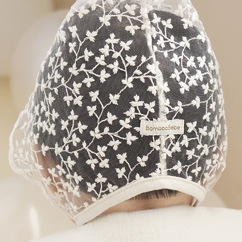 Bamboo Creamy Baby Bonnet