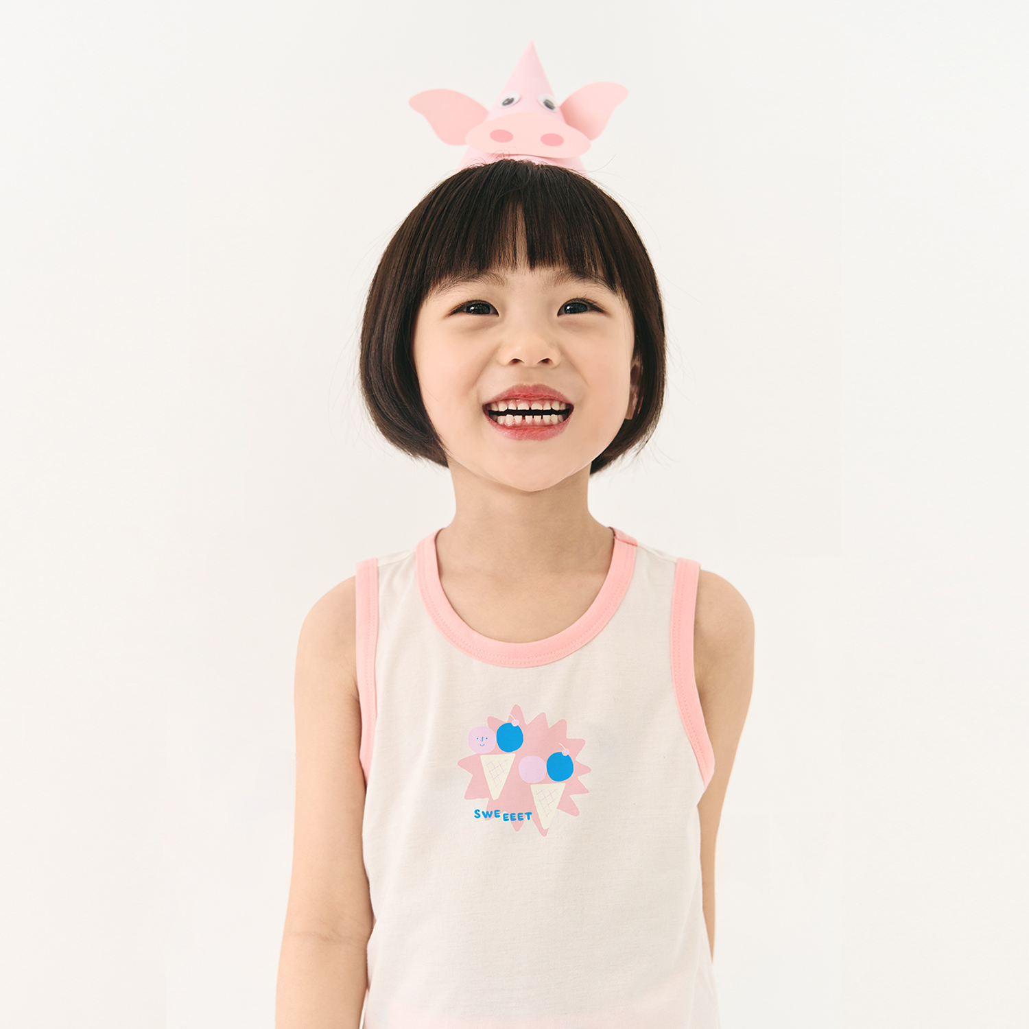 BambooKids BambooCool Circus Sleeveless Loungewear Set(3~8Y)