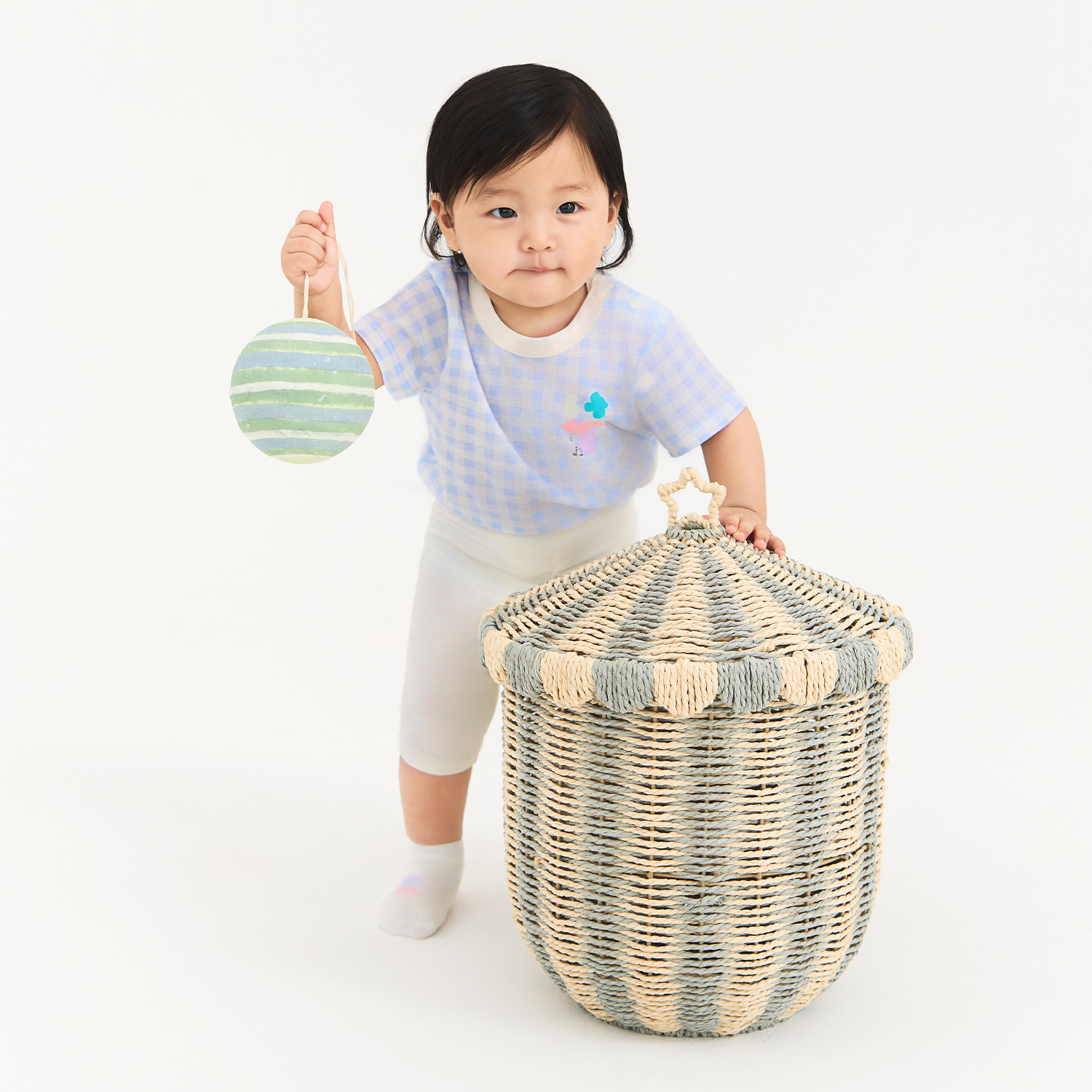 Bamboo Circus Knee Length Baby Leggings 2PACK