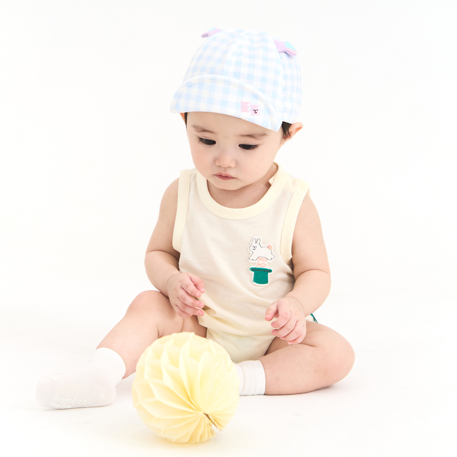 BambooCool Circus Sleeveless Baby Bodysuit