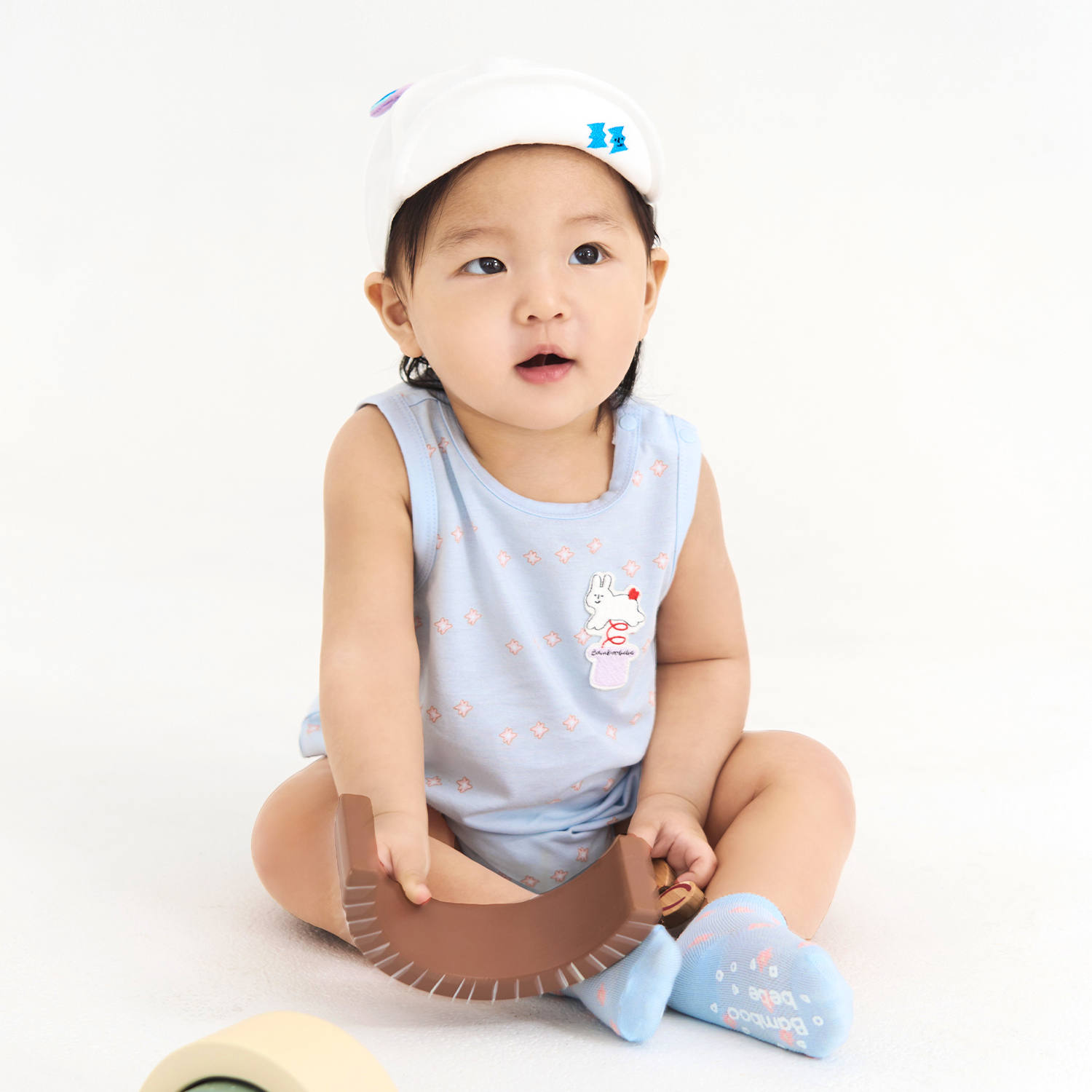 BambooCool Circus Sleeveless Baby Bodysuit