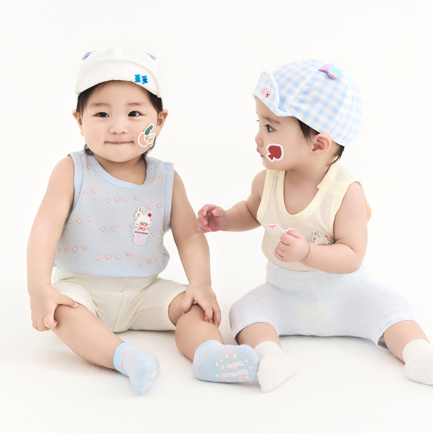 BambooCool Circus Sleeveless Baby Bodysuit