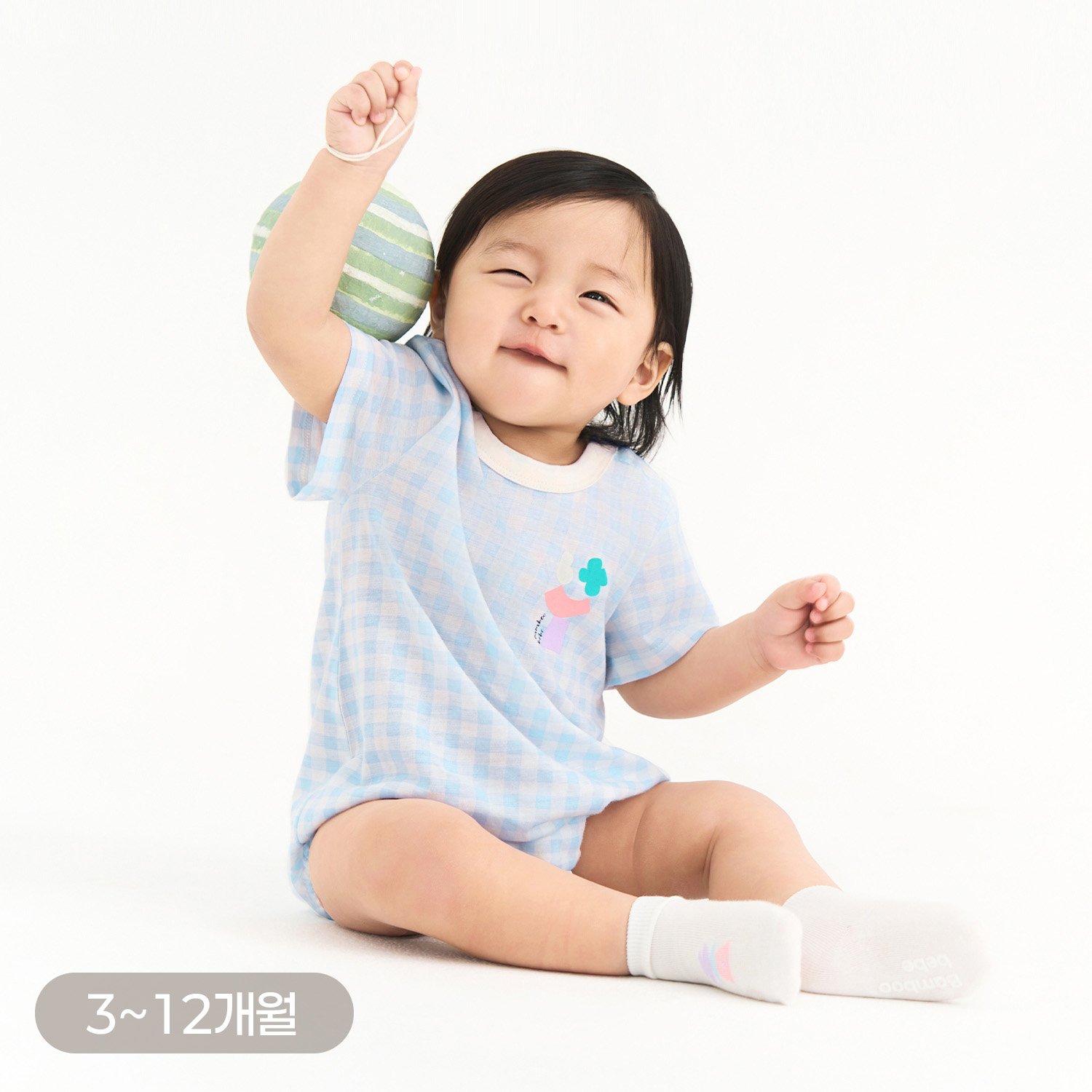 Bamboo Airy Circus Short Sleeve Baby Bodysuit