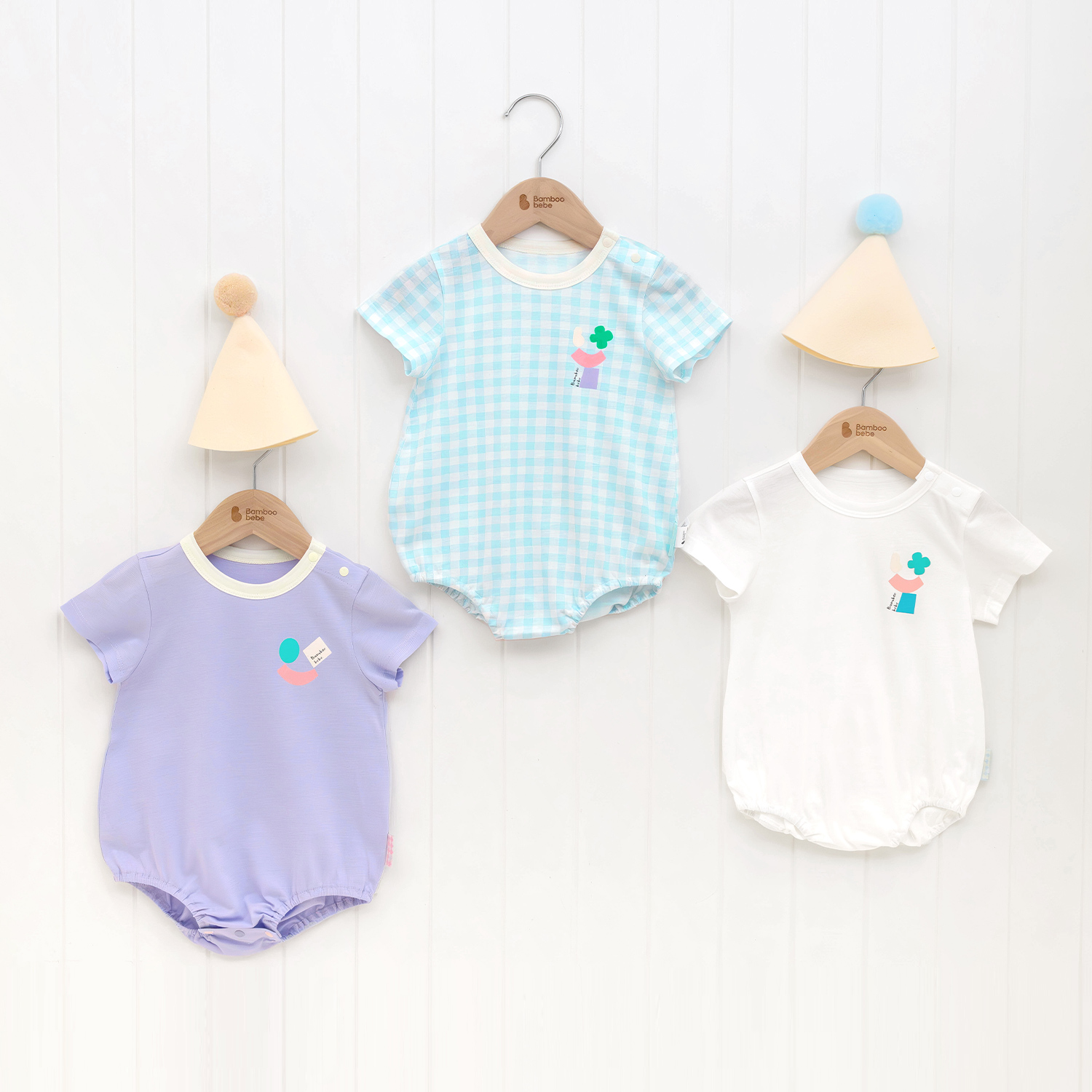Bamboo Airy Circus Short Sleeve Baby Bodysuit