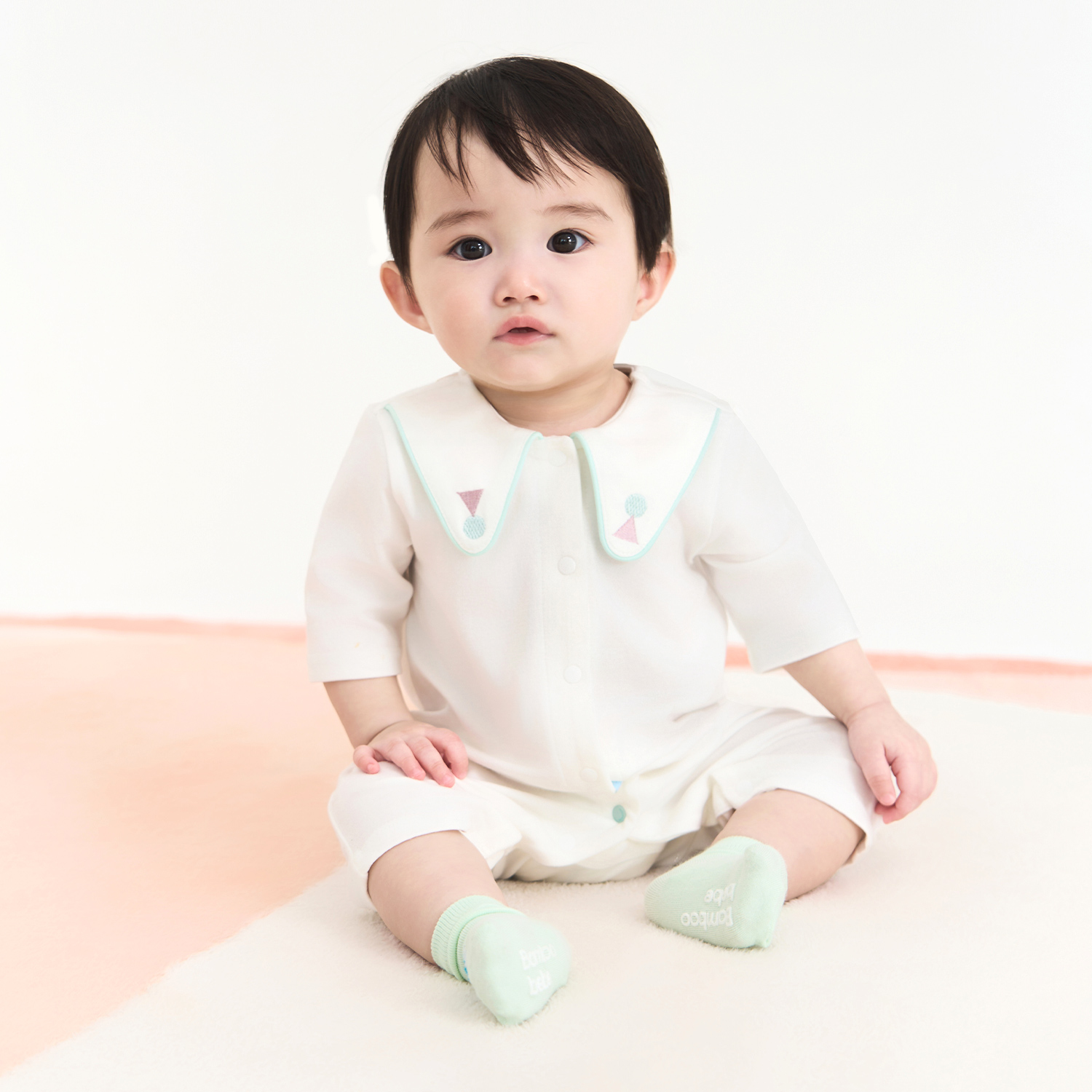 BambooStretch Circus Long Sleeve Baby Romper