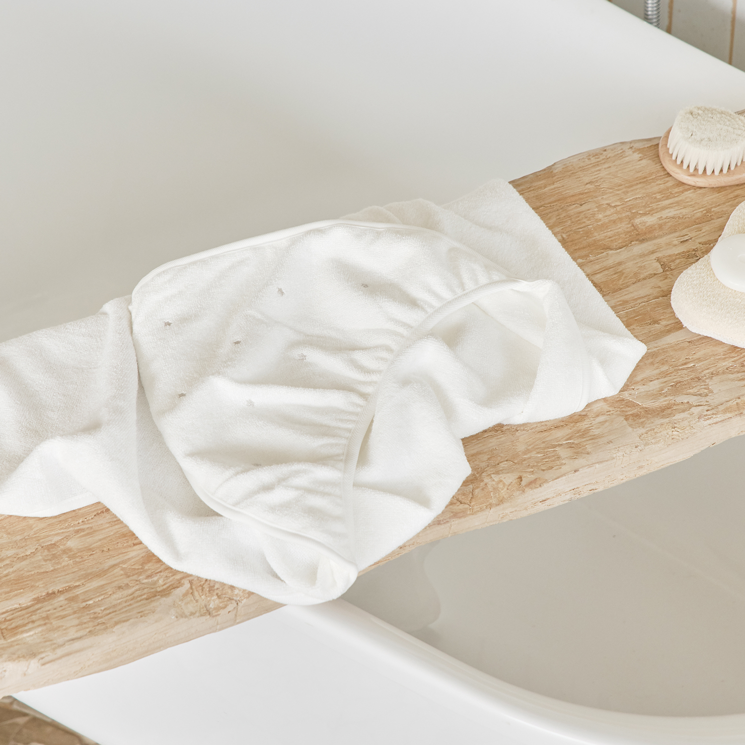 밤부 테리 후드 타올